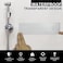 YAWSOUP Shower Caddy Shelf with HooksStorage Rack OrganizerCan be WallMounted Without Holes for Bathroom WashroomRestroom 4PACK AdhesivesTransparent