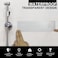 YAWSOUP Shower Caddy Shelf with HooksStorage Rack OrganizerCan be WallMounted Without Holes for Bathroom WashroomRestroom 4PACK AdhesivesTransparent