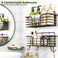 Yougai Shower Caddy Shower Organizer with Soap Holder and Hooks Rustproof Shower Shelves No Drilling Bathroom Organizers and Storage WallMounted Kitchen Home Decor Brown