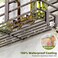 Yougai Shower Caddy Shower Organizer with Soap Holder and Hooks Rustproof Shower Shelves No Drilling Bathroom Organizers and Storage WallMounted Kitchen Home Decor Brown
