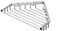 Gatco 1495 7Inch Length Shower or Tub Corner Basket Chrome