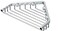 Gatco 1495 7Inch Length Shower or Tub Corner Basket Chrome