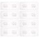 HopeFire 8 Pack Shower Caddy Adhesive for Replacement Strong Transparent Adhesive for Shower Caddy Sticky Pads No Drilling for Corner Shelf Basket Bathroom Storage Shelves Kitchen Racks and Soap Holde