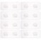 HopeFire 8 Pack Shower Caddy Adhesive for Replacement Strong Transparent Adhesive for Shower Caddy Sticky Pads No Drilling for Corner Shelf Basket Bathroom Storage Shelves Kitchen Racks and Soap Holde