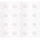 HopeFire 8 Pack Shower Caddy Adhesive for Replacement Strong Transparent Adhesive for Shower Caddy Sticky Pads No Drilling for Corner Shelf Basket Bathroom Storage Shelves Kitchen Racks and Soap Holde