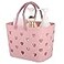 Anyoifax Portable Shower Caddy Tote Plastic Storage Basket with Handle Box Organizer Bin for Bathroom Pantry Kitchen College Dorm Garage Pink