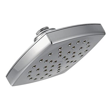 Moen S6365EP Voss 6 SingleFunction EcoPerformance Rainshower Showerhead with Immersion Technology Chrome