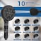 Hygie Rinse 12 All Metal Shower Head High Pressure Rainfall Shower HeadHandheld Showerhead Combo with 11 Adjustable Shower Extension Arm 71 Hose Shower Head Holder Matte Black