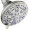 AquaDance Antimicrobial AntiClog HighPressure 6Setting Shower Head with Microban Nozzle Protection from Growth of Mold Mildew Bacteria for Stronger Shower 4 Sunset Blue