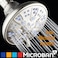 AquaDance Antimicrobial AntiClog HighPressure 6Setting Shower Head with Microban Nozzle Protection from Growth of Mold Mildew Bacteria for Stronger Shower 4 Sunset Blue