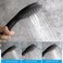LightInTheBox Contemporary 2Function Rain Shower Head Ceiling Mounted Rainfall Square Shower Head Stainless Steel Overhead Rainfall Massage Top Sprayer Matte Black
