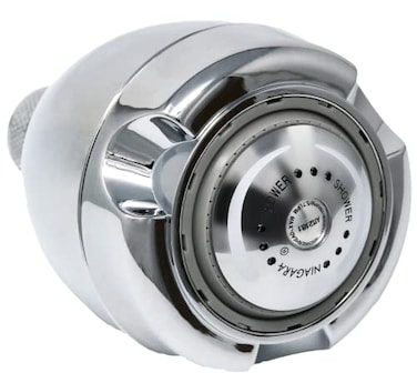 Niagara Conservation N2912CH Earth Spa 3Spray with 125 GPM 27in Wall Mount Adjustable Fixed Shower Head in Chrome 1Pack Bathroom Shower Head Sprayer with Pressure Compensation Technology