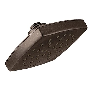 Moen Voss Oil Rubbed Bronze 6Inch SingleFunction Rainshower Showerhead with Immersion Technology S6365ORB