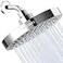 AISINYI High Pressure Rainfall Shower Head 6 Inches Luxury Modern Showerhead with Perfect Adjustable Replacement Removable Restrictor Easy Installation for Your Bathroom Shower HeadsChrome Plated