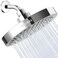 AISINYI High Pressure Rainfall Shower Head 6 Inches Luxury Modern Showerhead with Perfect Adjustable Replacement Removable Restrictor Easy Installation for Your Bathroom Shower HeadsChrome Plated