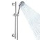 KES Adjustable Shower Head with Slide Bar 5Function Handheld Sliding Shower Head with Extra Long Hose Wall Mount Brushed Finish F204BSC1
