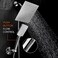Dream Spa Hotel Spa UltraLuxury 9 Square Rainfall Shower Head Handheld Combo Convenient PushButton Flow Control for easy onehand operation Switch flow settings with same hand Premium Chrome