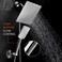 Dream Spa Hotel Spa UltraLuxury 9 Square Rainfall Shower Head Handheld Combo Convenient PushButton Flow Control for easy onehand operation Switch flow settings with same hand Premium Chrome