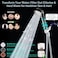 PumodTec Filtered Shower Head with Handheld High Pressure Mineral ShowerHead with Filters for Hard Water Reduces Dry Itchy Skin Easy Instal 4 Modes Water Saving Durable Detachable anti blocking
