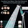 PumodTec Filtered Shower Head with Handheld High Pressure Mineral ShowerHead with Filters for Hard Water Reduces Dry Itchy Skin Easy Instal 4 Modes Water Saving Durable Detachable anti blocking