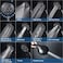 egretshower High Pressure Handheld Shower Head 10Setting Showerhead 47Detachable Showerhead Set with 5ft Hose Adjustable Bracket and Builtin Power Wash to Clean Tub Tile Pets Black