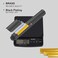 Hoimpro Homipro Matte Black Brass 2 In 1 Function High Flow Handheld Shower Head Set High Pressure 7 Inch Black Finish Shower Head Sprayer Hand Shower Wand with 59 Inch Hose Bracket