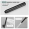 Hoimpro Homipro Matte Black Brass 2 In 1 Function High Flow Handheld Shower Head Set High Pressure 7 Inch Black Finish Shower Head Sprayer Hand Shower Wand with 59 Inch Hose Bracket