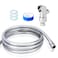 MAAS & Maas and Bath Shower Hose Bracket Accessories Kit Fast Easy Setup Reliable and Leak Proof Durable Long Hose for Improved Hand Held Showerhead Range Water Pressure