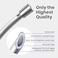 MAAS & Maas and Bath Shower Hose Bracket Accessories Kit Fast Easy Setup Reliable and Leak Proof Durable Long Hose for Improved Hand Held Showerhead Range Water Pressure