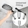 MAAS & Maas and Bath Shower Hose Bracket Accessories Kit Fast Easy Setup Reliable and Leak Proof Durable Long Hose for Improved Hand Held Showerhead Range Water Pressure