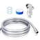 MAAS & Maas and Bath Shower Hose Bracket Accessories Kit Fast Easy Setup Reliable and Leak Proof Durable Long Hose for Improved Hand Held Showerhead Range Water Pressure