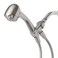 Niagara Conservation Luxurious WaterEfficient Handheld Showerhead Earth Massage Spa with 3 Spray Settings Brushed Nickel Finish 15 GPM Includes 72Inch Hose and Mounting Bracket N2945BN