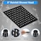 kaqinu Shower Head Kaqinu 8 High Pressure Rainfall Shower HeadHandheld Showerhead Combo with 11 Extension Arm Antileak Shower Head with HolderHose Flow Regulator Matt Black