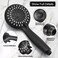 BRIOUT Shower Head with Handheld Briout 5Settings Showerhead High Pressure Powerful Water Spray Shower Head with Stainless Steel Hose and Adjustable Mount Matte Black
