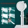 Smartsails 6Function Handheld HighPressure Shower Head Detachable Shower Head Silver