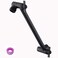 Burginwin 8 Inch Shower Head Extension Arm Matte BlackSolid Brass Adjustable Shower Arm Extension Lower Or Raise Any Rain Or Handheld Showerhead To Your Height Angle Universal Connection