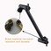 Burginwin 8 Inch Shower Head Extension Arm Matte BlackSolid Brass Adjustable Shower Arm Extension Lower Or Raise Any Rain Or Handheld Showerhead To Your Height Angle Universal Connection