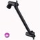 Burginwin 8 Inch Shower Head Extension Arm Matte BlackSolid Brass Adjustable Shower Arm Extension Lower Or Raise Any Rain Or Handheld Showerhead To Your Height Angle Universal Connection