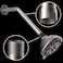 iFealClear All Metal 6 Shower Head Extension Arm Solid Brass Flexible Shower Head Extender Adjustable Height Angle G12 Universal Connection Stainless Steel Rain Showerhead Pipe Lock Joint Brushed Nick