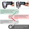 inwindrain All Metal Handheld Shower Head Holder Adjustable Wand Holder with Universal Arm Mount and Brass Pivot Ball