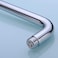 CANRAY Chrome Shower Extension Arm and Flange 16 Inch Stainless Steel Extra Long Arm with Check Valve for Rain Shower Head Universal Showering Components Straight WallMounted