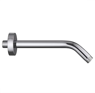Enoughmen Enoughtmen Shower Arm with Flange TapeStainless Steel Shower Head Extension ArmsWallMounted Shower Arm for Fixed Shower Head10 Inch Chrome