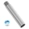 FOCMKEAS Shower Head Extension Arm Extender Stainless Steel 12PT Male to 12PT Female Thread 4100mm Length Cast Pipe Fitting Coupler Extension Tube Bathroom Accessory