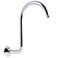 HAOXIN Shower Arm and Flange 12inch High Rise Extension Shower Arm Replacement Part for Rainfall Shower HeadChromeSA03C