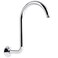 HAOXIN Shower Arm and Flange 12inch High Rise Extension Shower Arm Replacement Part for Rainfall Shower HeadChromeSA03C