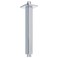 HarJue Ceiling Mounted Shower Arm Rain Shower Square Extension Arm with Flange and Teflon Tape Stainless Steel Ceiling Mount Shower Extender 8 Inch Chrome