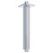 HarJue Ceiling Mounted Shower Arm Rain Shower Square Extension Arm with Flange and Teflon Tape Stainless Steel Ceiling Mount Shower Extender 8 Inch Chrome