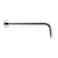 HarJue Shower Arm with Flange and Teflon Tape Wall Mounted Shower Pipe 304 Stainless Steel Extension Arm for Fixed Shower Head Handheld 15 Inch Chrome