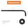 HarJue Shower Arm with Flange and Teflon Tape Wall Mounted Shower Pipe 304 Stainless Steel Extension Arm for Fixed Shower Head Handheld 15 Inch Matte Black