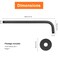 HarJue Shower Arm with Flange and Teflon Tape Wall Mounted Shower Pipe 304 Stainless Steel Extension Arm for Fixed Shower Head Handheld 15 Inch Matte Black